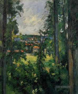Auvers Cezanne Szenerie Blick aus der Nähe Paul Ölgemälde